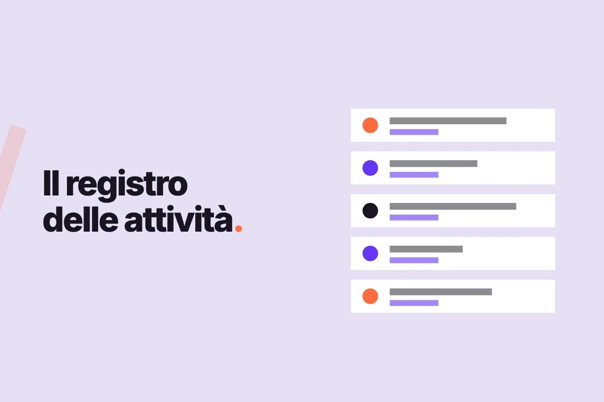 Il registro delle attività