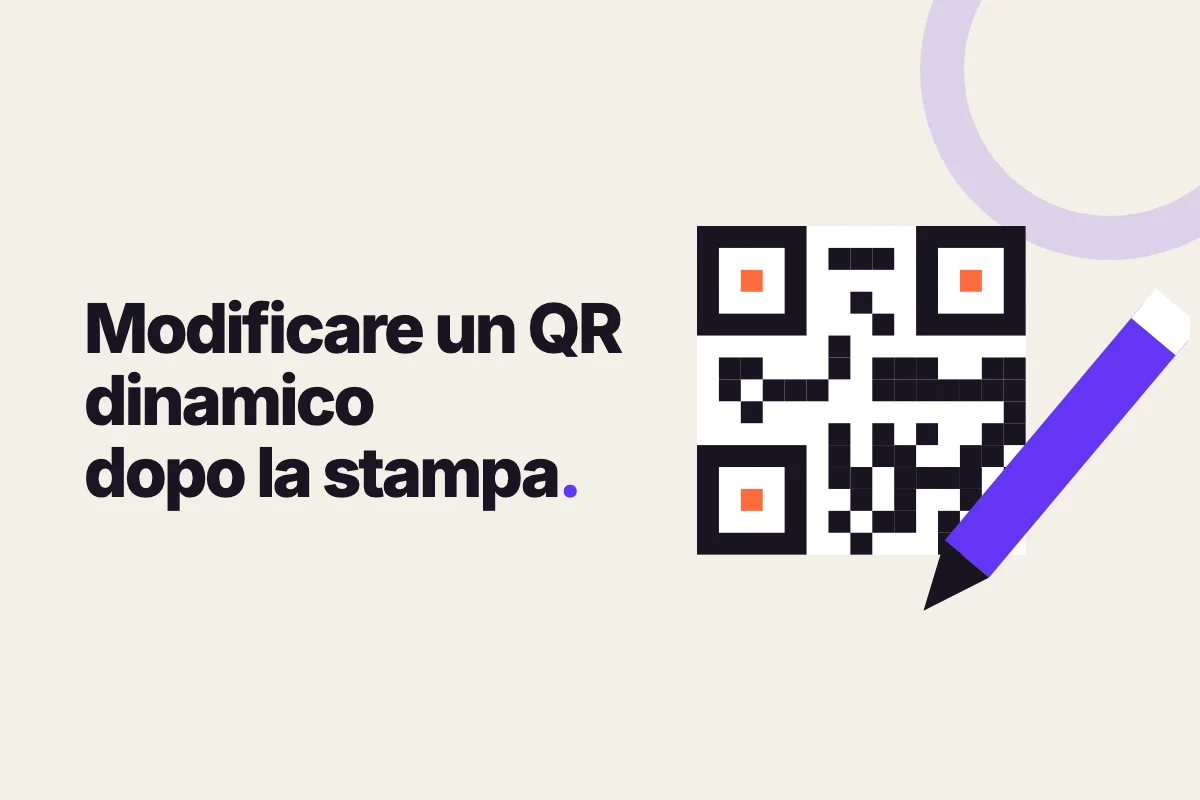 Copertina della guida «Modificare un QR dinamico dopo la stampa»