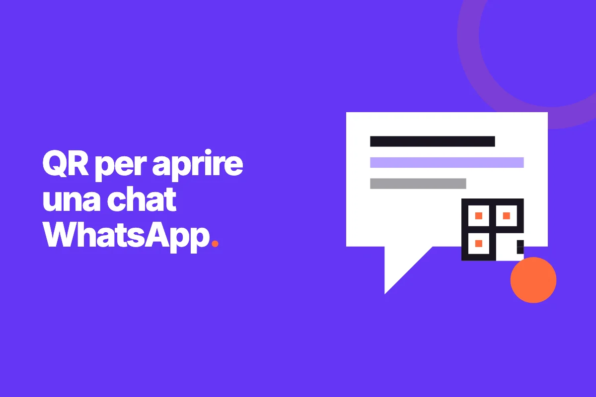 QR per aprire una chat WhatsApp