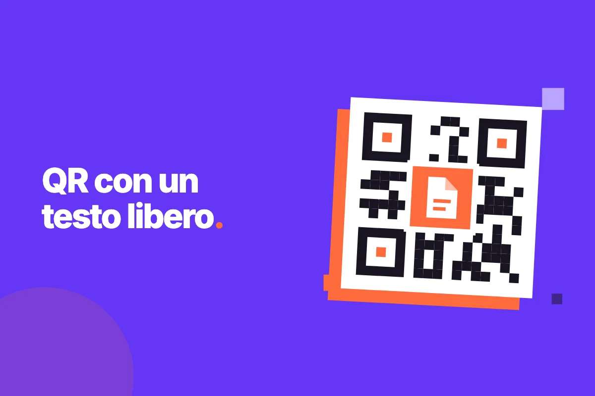 QR con un testo libero